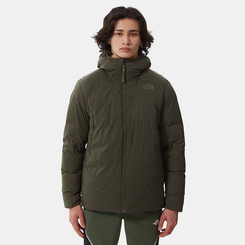 The North Face Winter Jacket Mens Australia - The North Face Trail 50/50 Green Hiking (XED-650314)